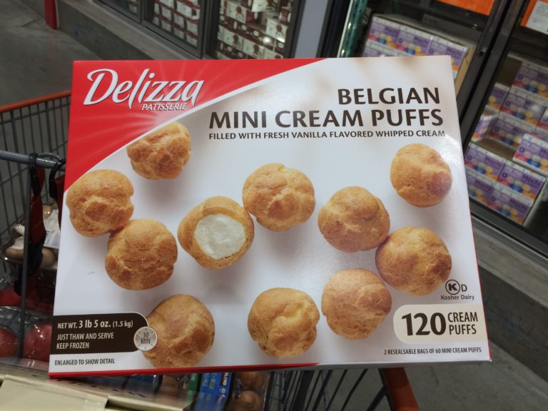 Delizza Mini Cream Puffs 120 Count Box CostcoChaser