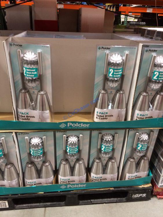 Costco1199981PolderStainlessSteelToiletBrushSetall CostcoChaser