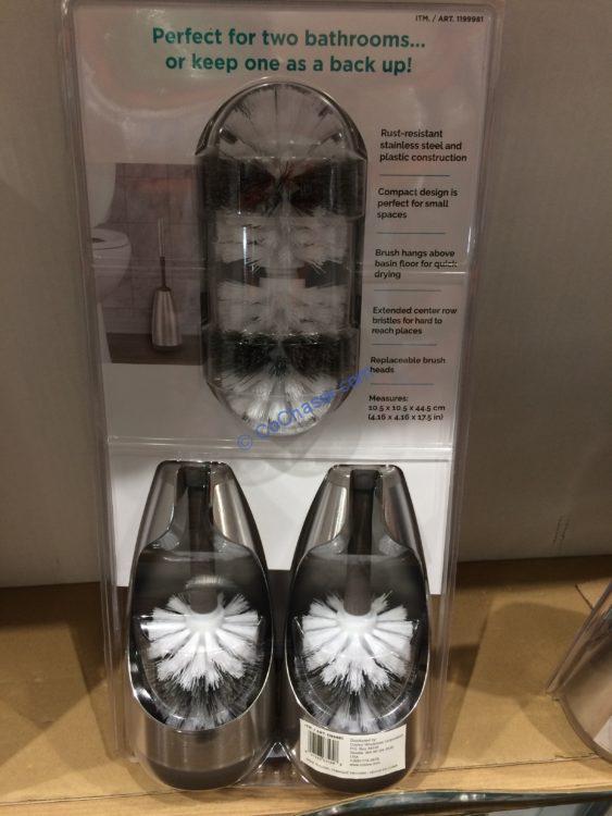 Costco1199981PolderStainlessSteelToiletBrushSet2 CostcoChaser