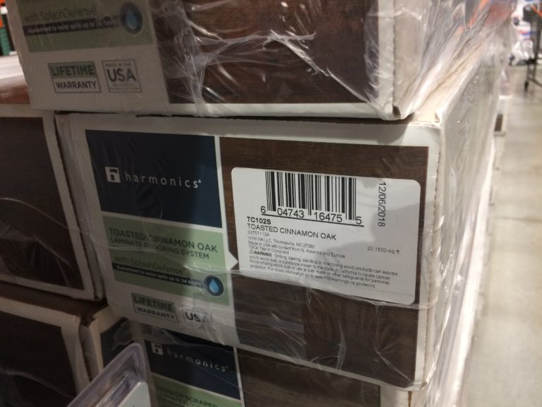Costco1203881HarmonicsFlooring ToastedCinnamonOakLaminatebar