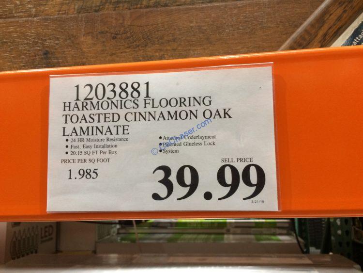 Harmonics Flooring Toasted Cinnamon Oak Laminate CostcoChaser