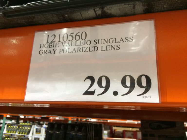 Costco1210560HobieVallejoSunglassesGrayPolarizedLenstag CostcoChaser
