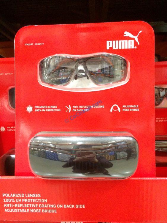 Puma Sunglasses Grey Polarized Lens 