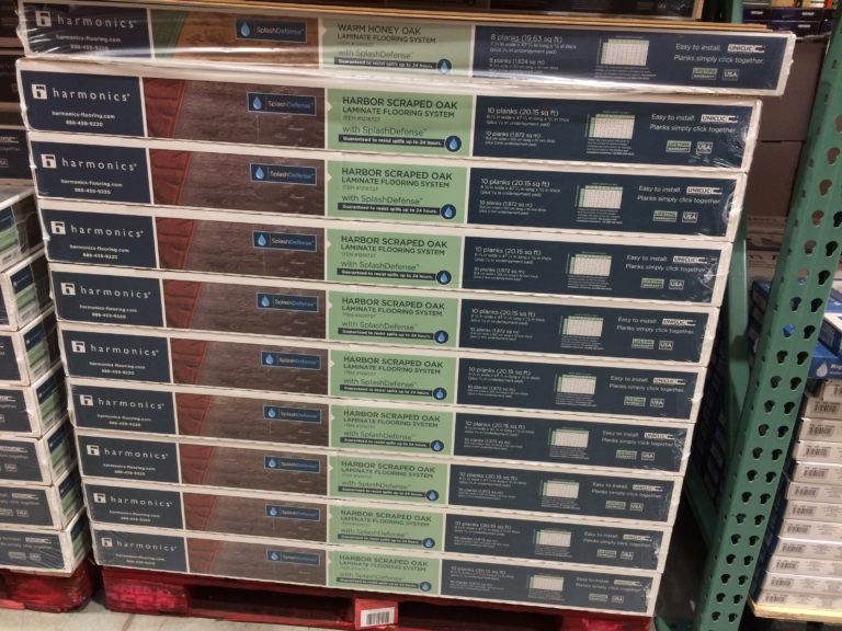 Costco1244832HarmonicsFlooringWarmHoneyOakLaminateall