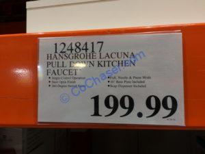 Costco-1248417-Hansgrohe-Lacuna-Pull-Down-Kitchen-Faucet-tag