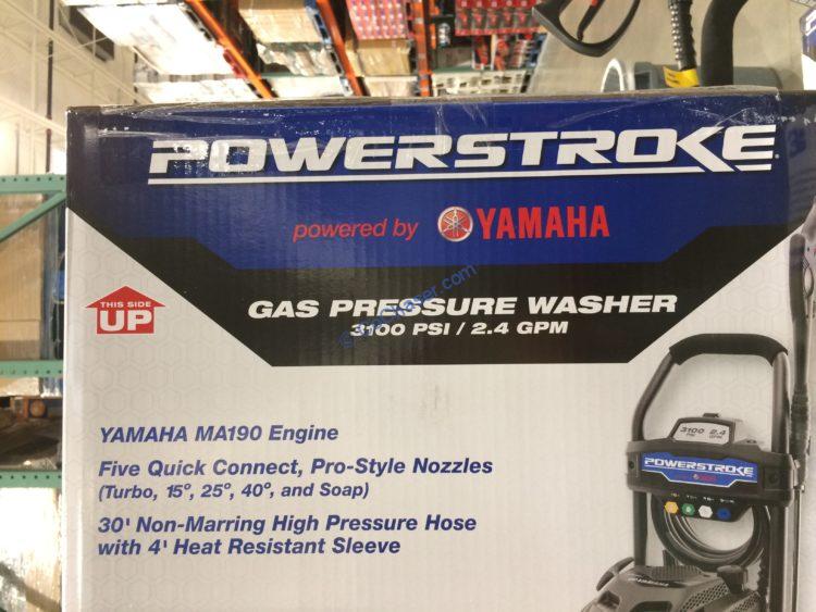 Yamaha Powered 3100PSI Gas Pressure Washer CostcoChaser