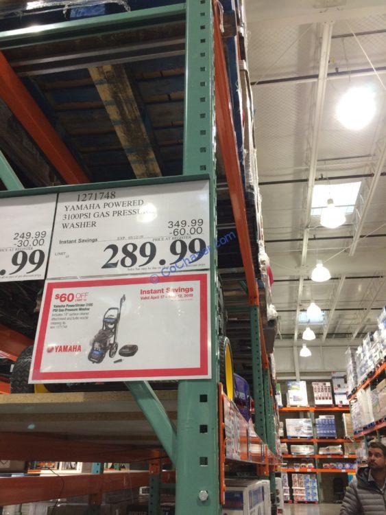 Yamaha Powered 3100PSI Gas Pressure Washer CostcoChaser