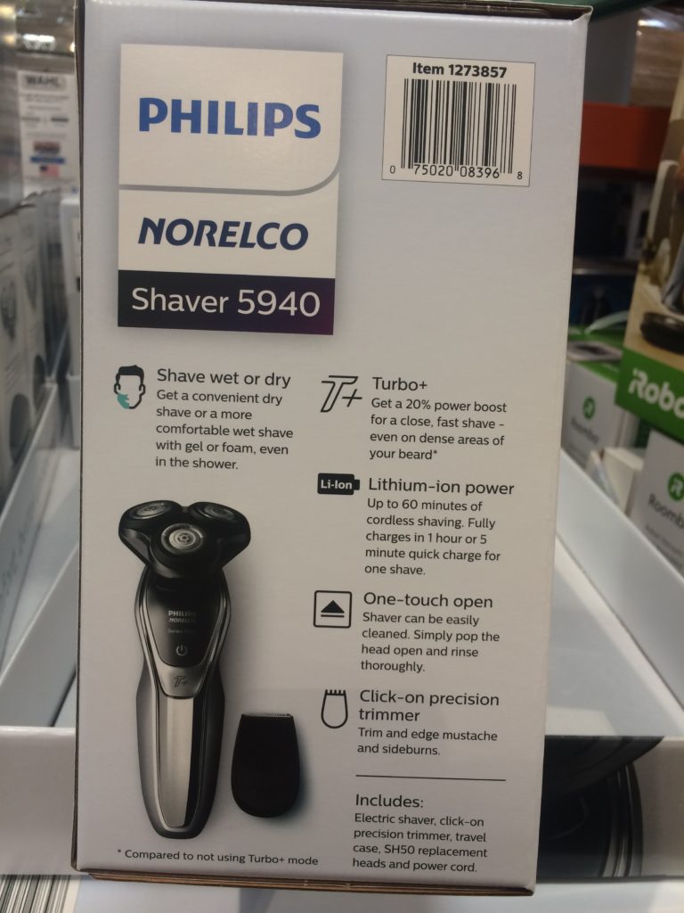 Costco1273857PhilipsNorelcoShaver59406 CostcoChaser