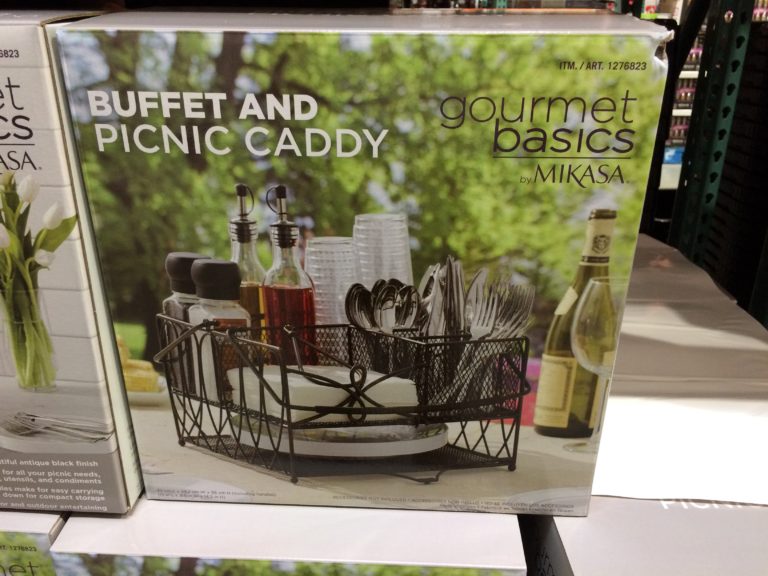 Gourmet Basics by Mikasa Buffet and Picnic Caddy, Model5244031 CostcoChaser