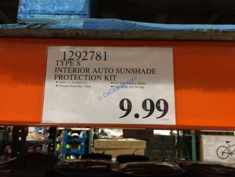 Type S Interior Auto Sunshade Protection Kit CostcoChaser