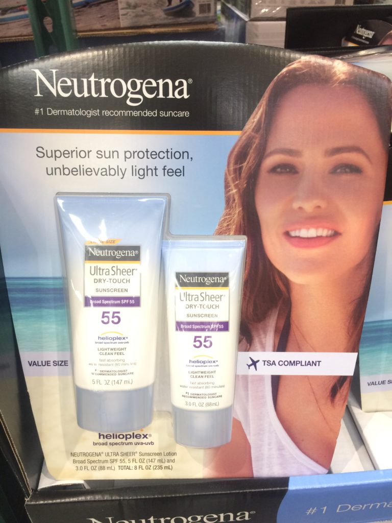 Neutrogena Ultra Sheer SPF 55, 5OZ & 3.0 oz. CostcoChaser