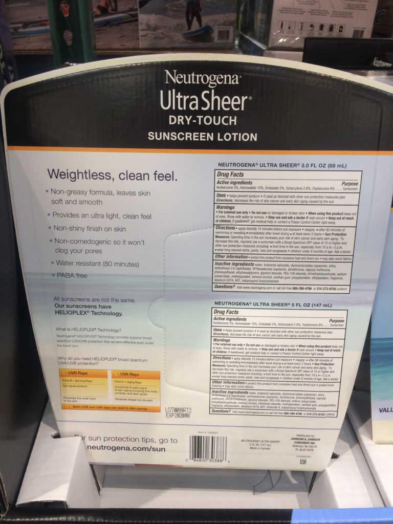 Costco1292927NeutrogenaUltraSheerSPF 55inf CostcoChaser