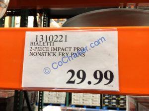 Costco-1310221-Bialetti-Impact-Pro-Nonstick-Fry-Pans-tag