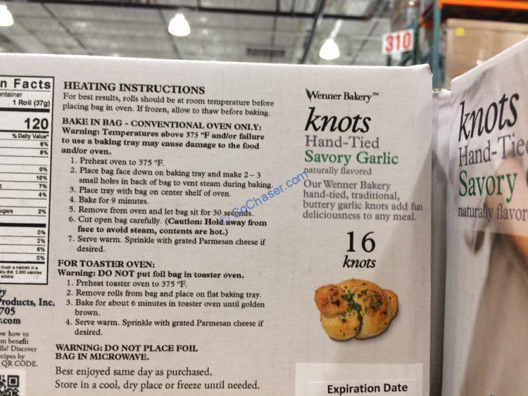 Costco1324295WennerBakeryGarlicKnotRollsinf CostcoChaser