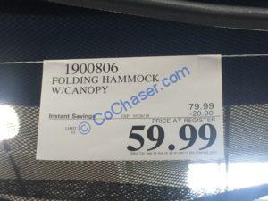 Costco-1900806-Folding-Hammock-with-Canopy-tag