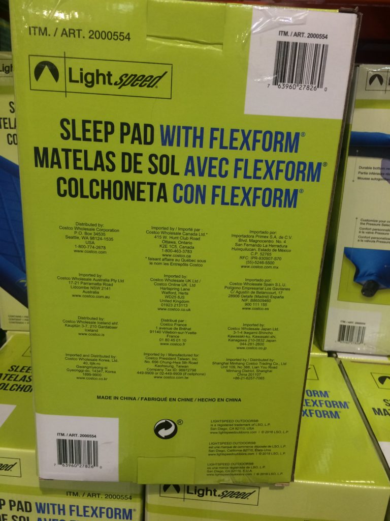 Costco2000554LightspeedOutdoorsSelfinflatingSleepPad4 CostcoChaser