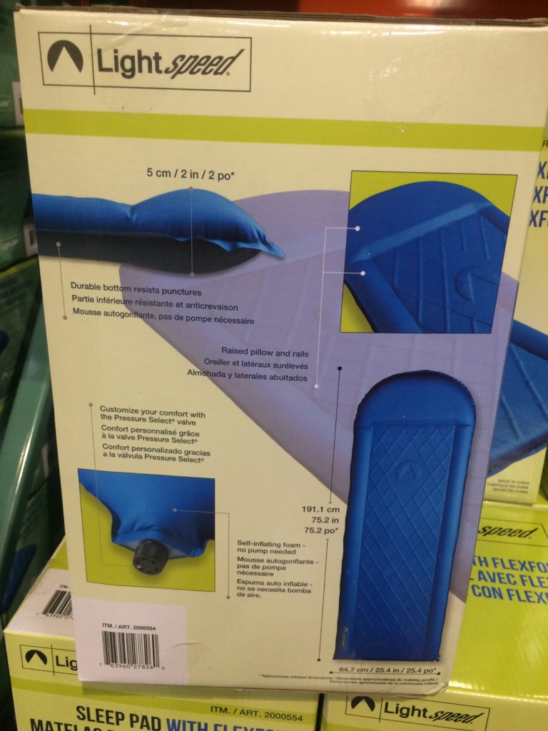 Costco2000554LightspeedOutdoorsSelfinflatingSleepPad5 CostcoChaser