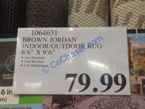 Costco-1064631-Brown-Jordan-Indoor-Out-Door-Rug-tag