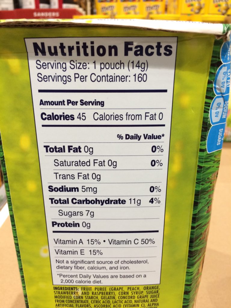 Costco1119854WelchsFruitSnackschart CostcoChaser