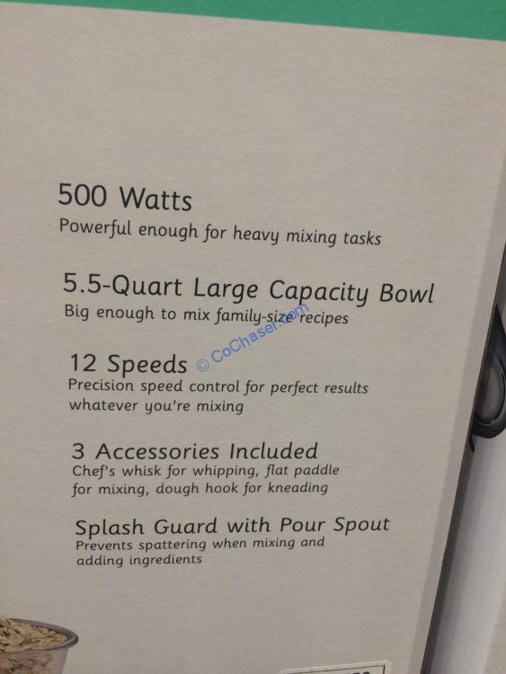 Costco1132482Cuisinart5.5QTTiltHeadMixerspec CostcoChaser
