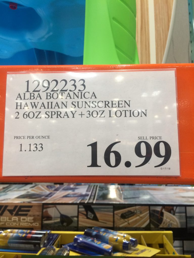 Costco1292233AlbaBotanicaHawaiianSunscreentag CostcoChaser