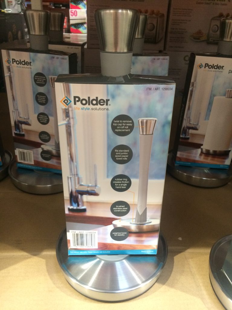 Costco1298034PolderSingleTearPaperTowelHolder1 CostcoChaser