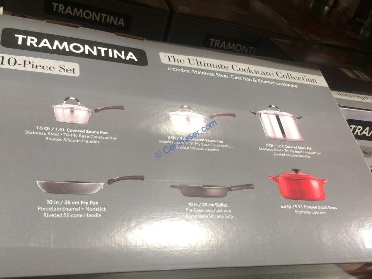 Tramontina 10piece Ultimate Cookware Set CostcoChaser