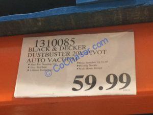 Costco-1310085-Black-Decker-Dustbuster-20V-Pivot-Auto-Vacuum-tag