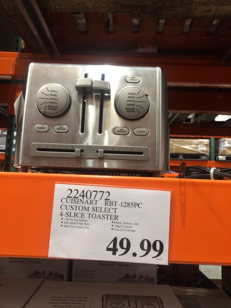 Cuisinart Custom Select 4Slice Toaster, Model RBT1285PC CostcoChaser
