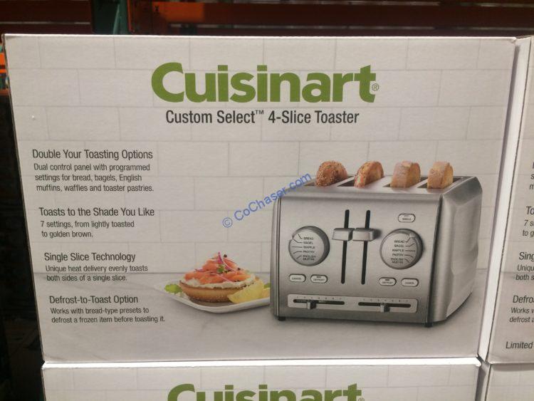 Costco2240772CuisinartCustomSelect4SliceToaster CostcoChaser