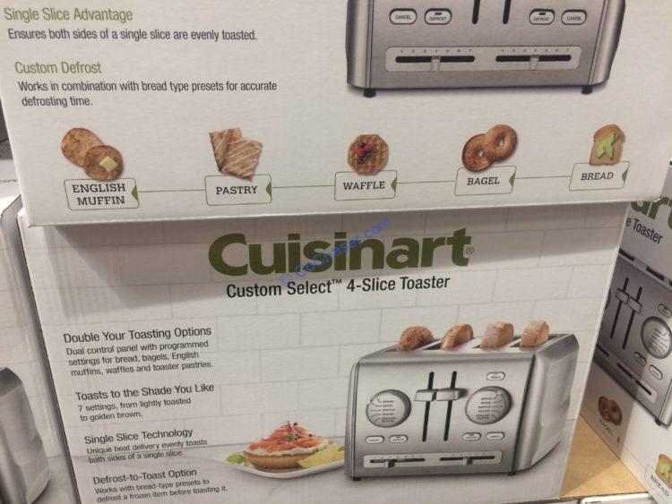 Costco2240772CuisinartCustomSelect4SliceToaster4 CostcoChaser
