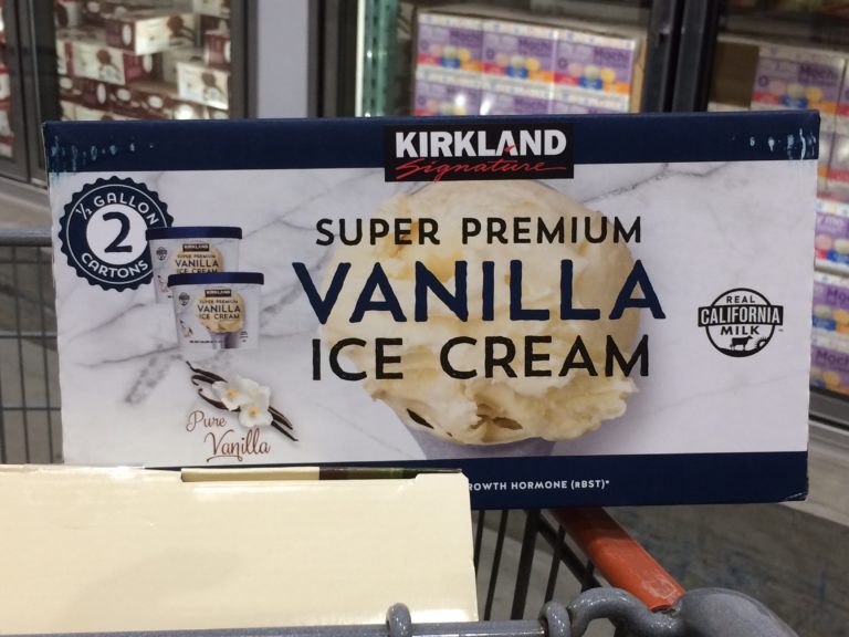 Kirkland Signature Super Premium Vanilla Ice Cream 2Half GAL