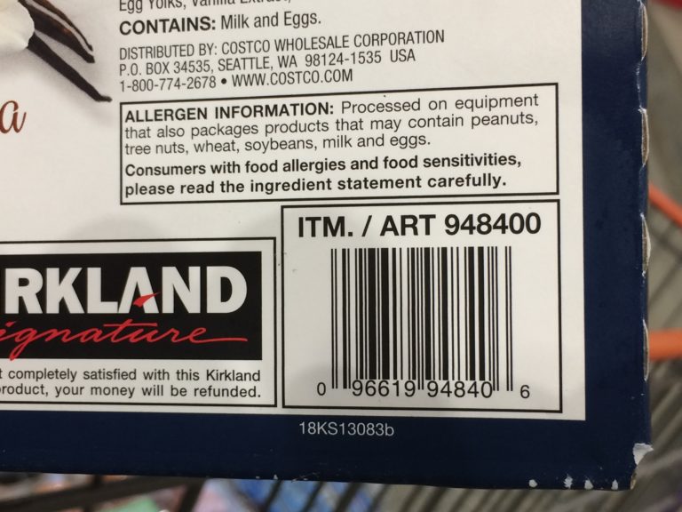 Costco948400KirklandSignatureSuperPremiumVanillaIceCreambar