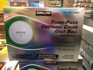 Costco-1180702-Kirkland-Signature-3-piece-Urethane-Cover-Golf-Ball