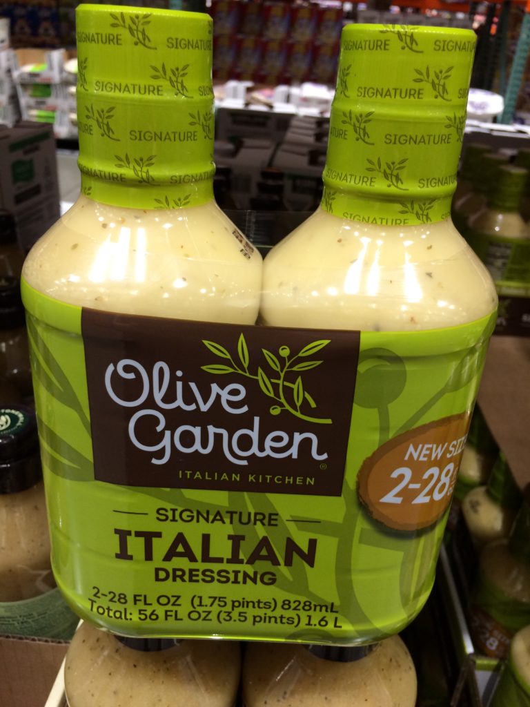Olive Garden Italian Dressing 2/28 Ounce Bottles – CostcoChaser