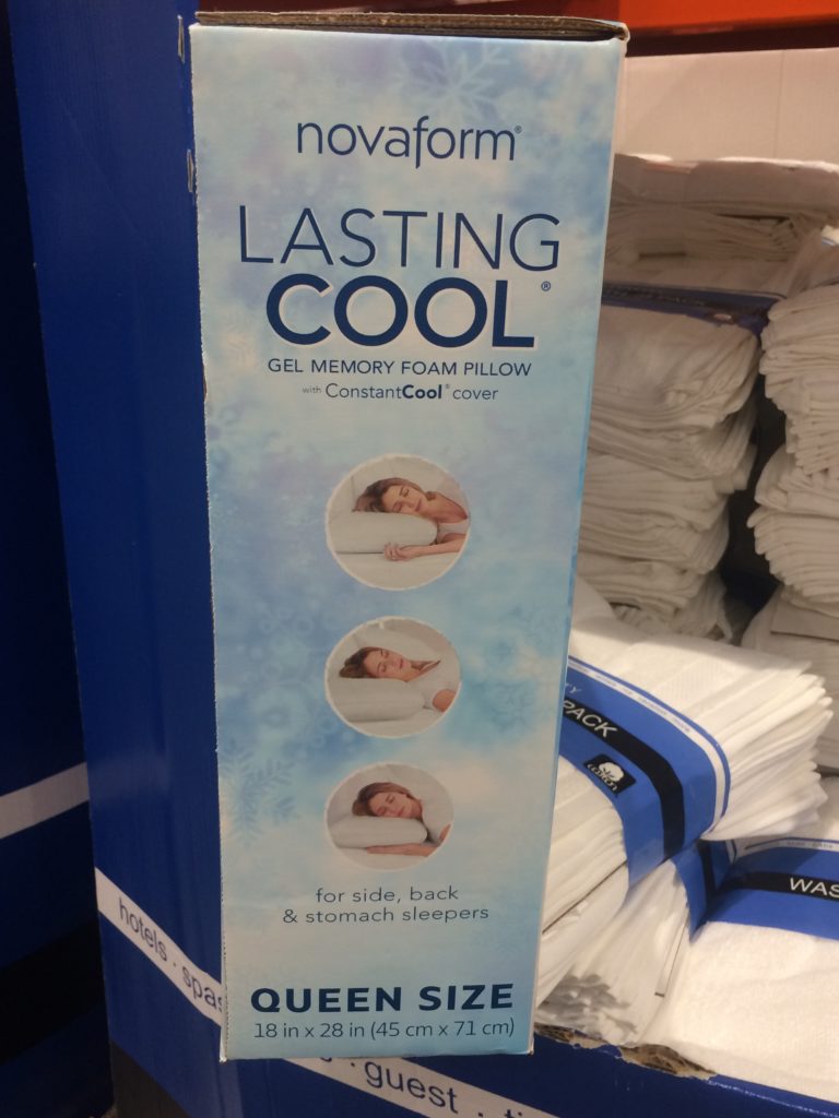 Costco1261639NovaformLastingCoolGelMemoryFoamPillowspec