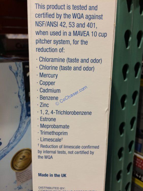 Costco1276702KirklandSignatureWaterFilterCartridgespec