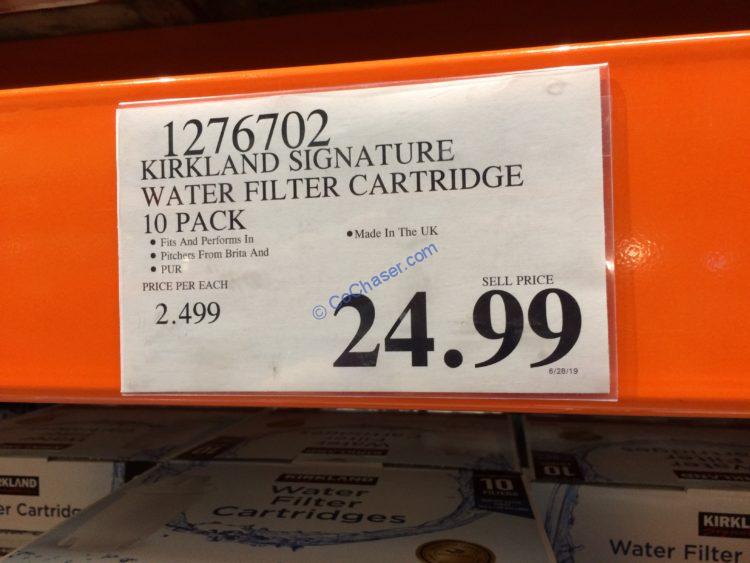 Kirkland Signature Water Filter Cartridge 10 Pack CostcoChaser