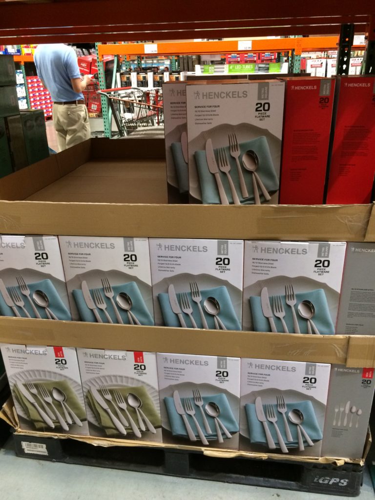 Costco1309836HenckelsInternationalMetroSquareFlatwareSetall