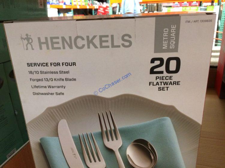 Costco1309836HenckelsInternationalMetroSquareFlatwareSetname CostcoChaser