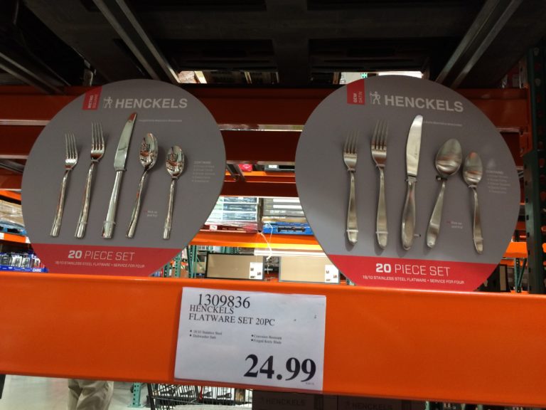 Costco1309836HenckelsInternationalMetroSquareFlatwareSettag