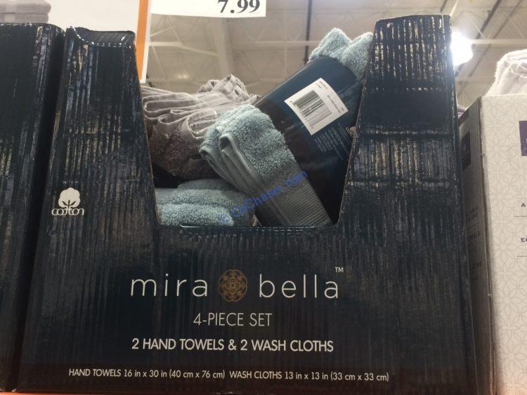 Mira Bella 4 PK Hand Wash Set Assorted Colors