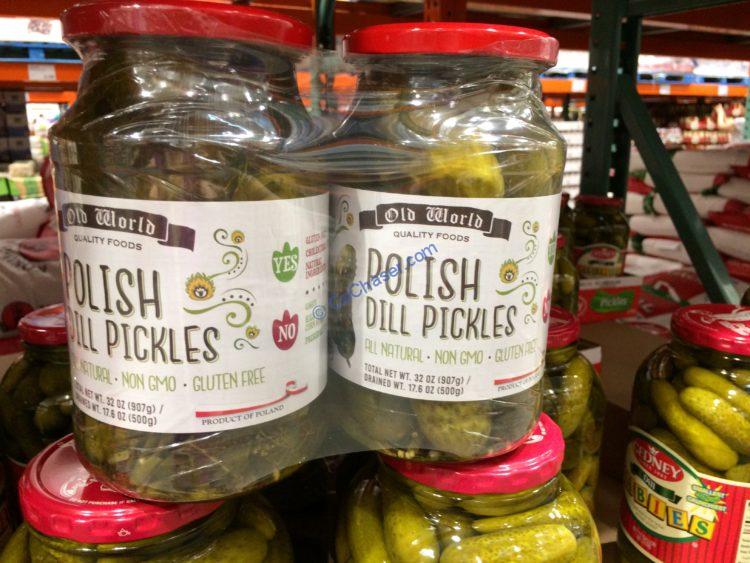 Old World Polish Dill Pickles 2/32 Ounce Jar