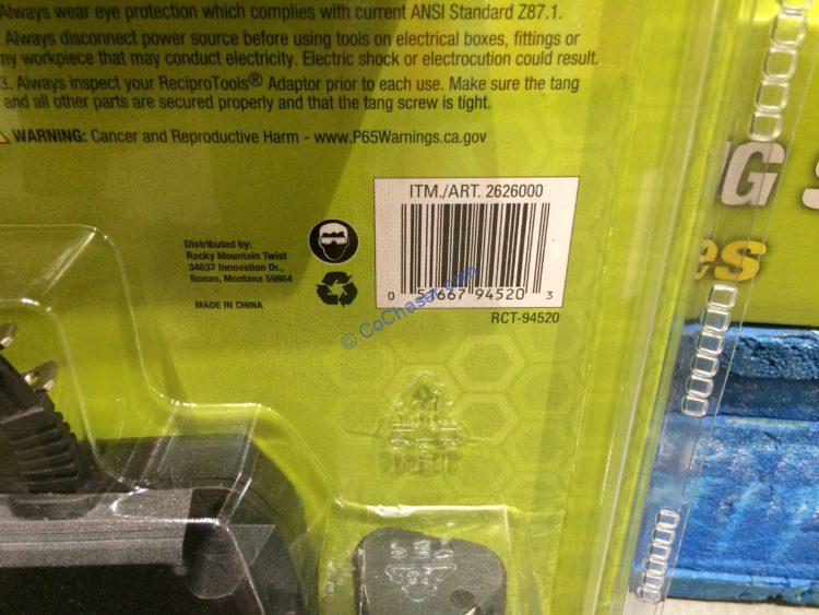 Vac U Lock Reciprocating Saw Adapter – Stainless Steel Self-Locking Connector With Extension Rod