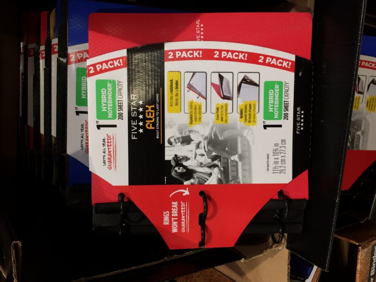Five Star Flex Binder 2PK 1” Rings CostcoChaser
