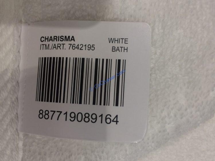 Charisma Ribbed Bath Towel 30” X 58” CostcoChaser