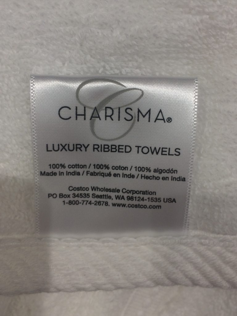 Costco7642195CharismaRibbedBathTowelcode CostcoChaser