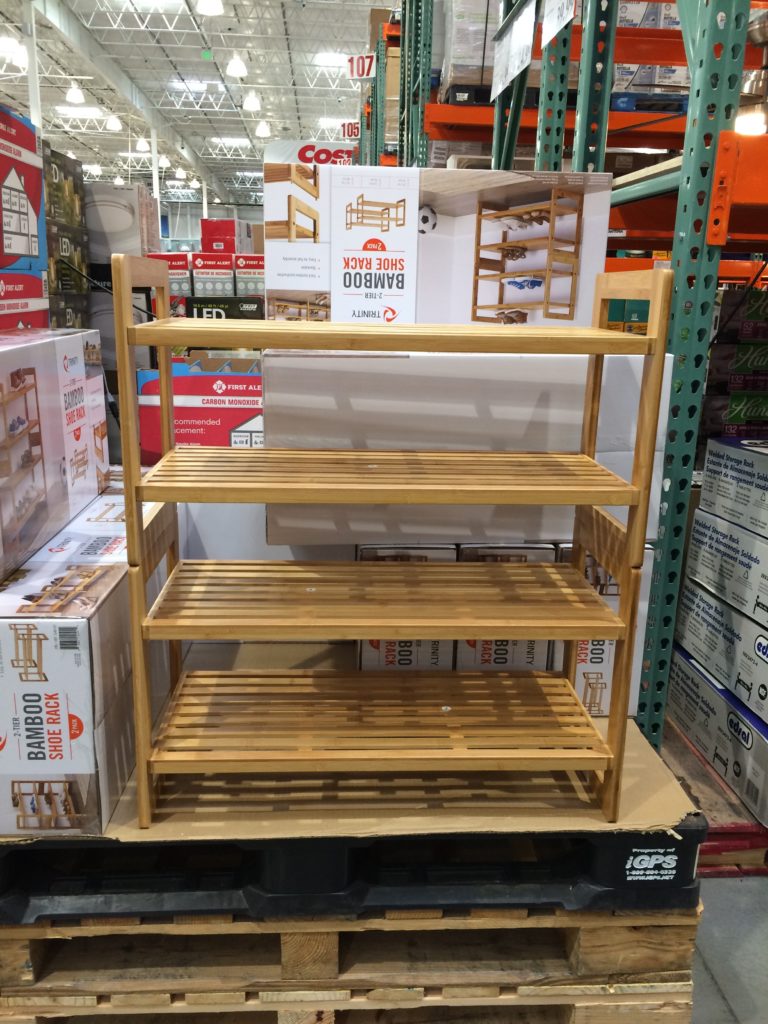 TRINITY Bamboo Shoe Rack 2 PK CostcoChaser