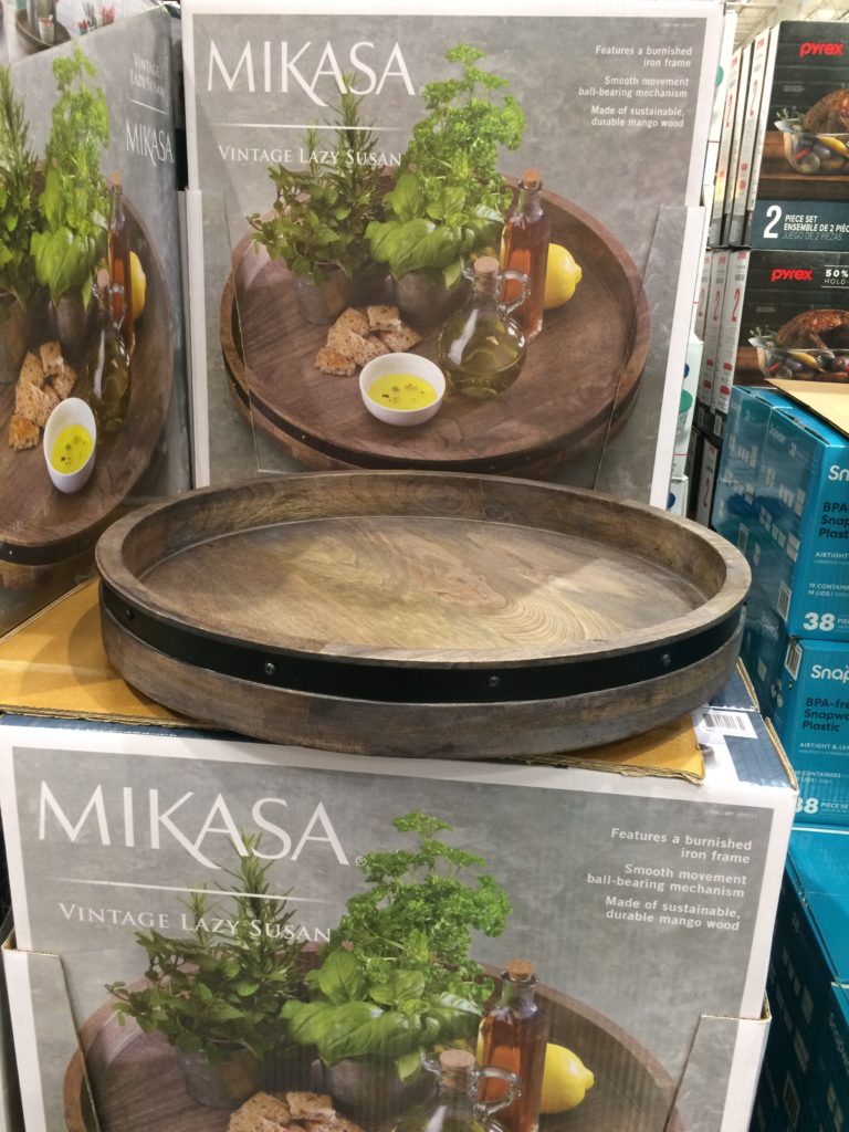 Mikasa Wood and Iron Lazy Susan CostcoChaser