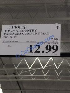 Costco-1139040-Town-Country-Living-Passages-Comfort-Mat-tag